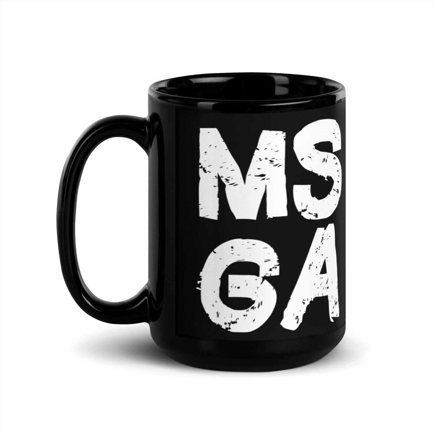 MSGA Surveillance Camera Black Mug - Make Snitching Great Again