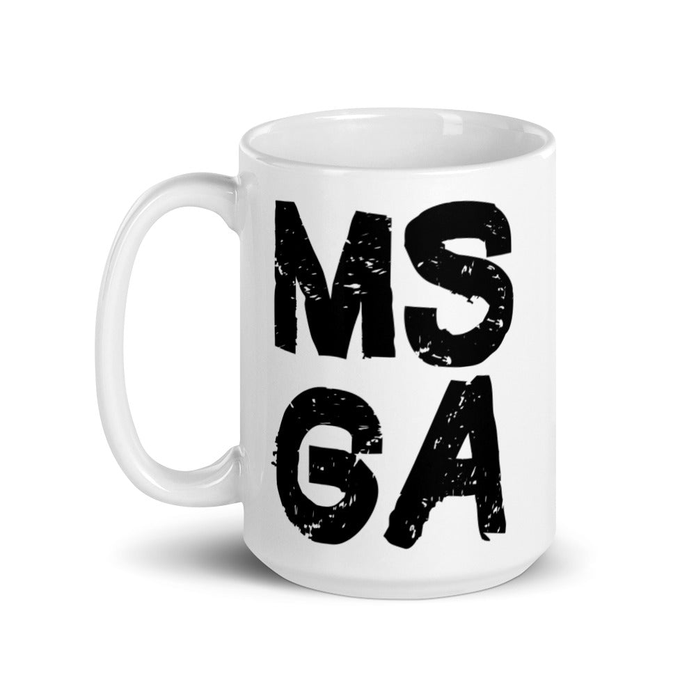 MSGA Surveillance Camera White Mug - Make Snitching Great Again