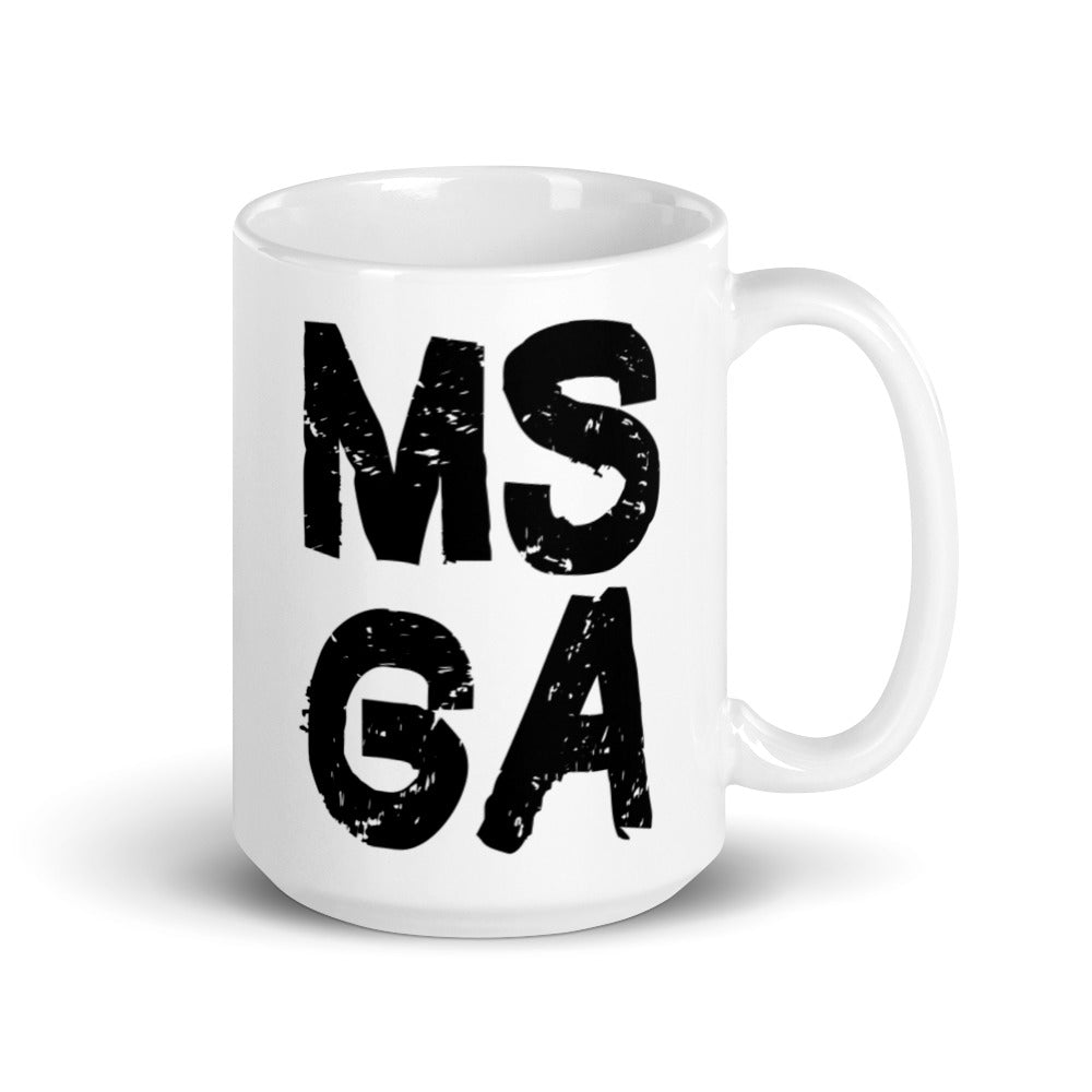 MSGA Surveillance Camera White Mug - Make Snitching Great Again